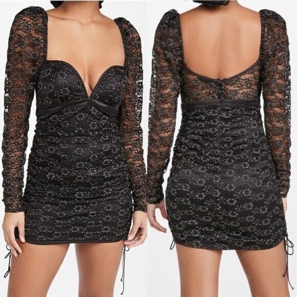 For love & lemons lace mini dress size medium - Picture 2 of 4